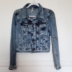 Free People Denim Jean Jacket size extra small